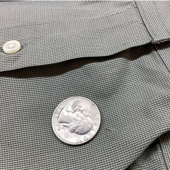Jos. A. Bank Travelers Collection Green Long-Sleeve Button-Up Shirt - Size 16-33 - Picture 7 of 8